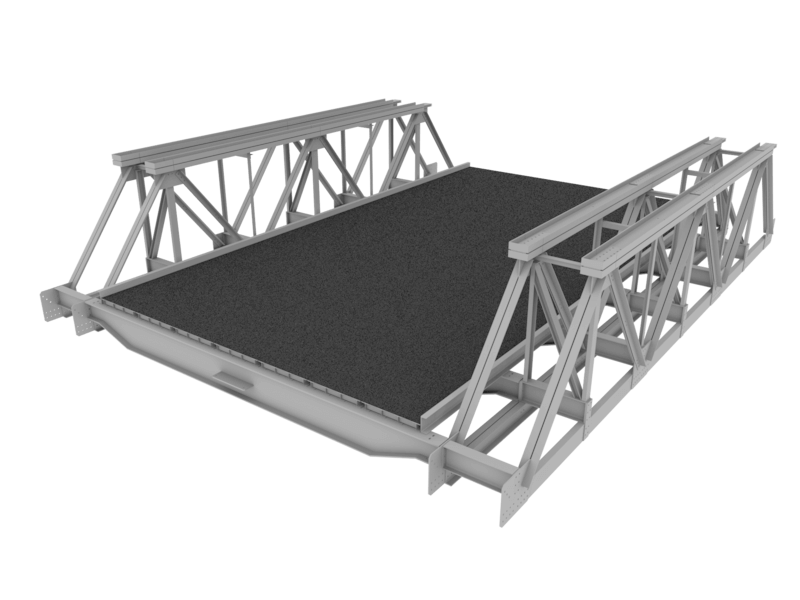 Fachwerkbrücke