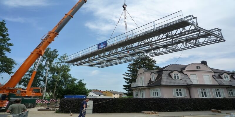 (DE) Vohburg, Brücke über die Kleine Donau